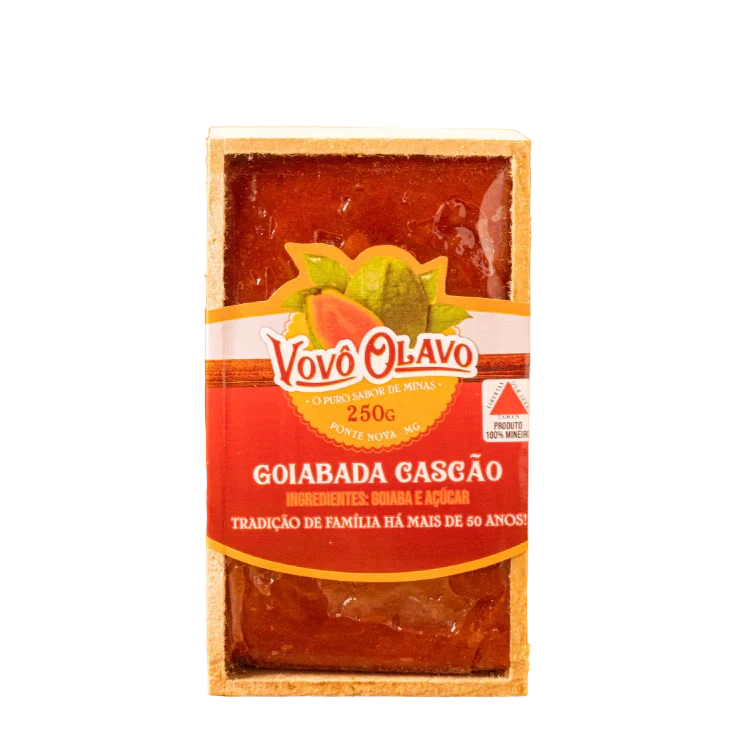 Vovo Olavo Goiabada Cascao 250 Gr Cx De