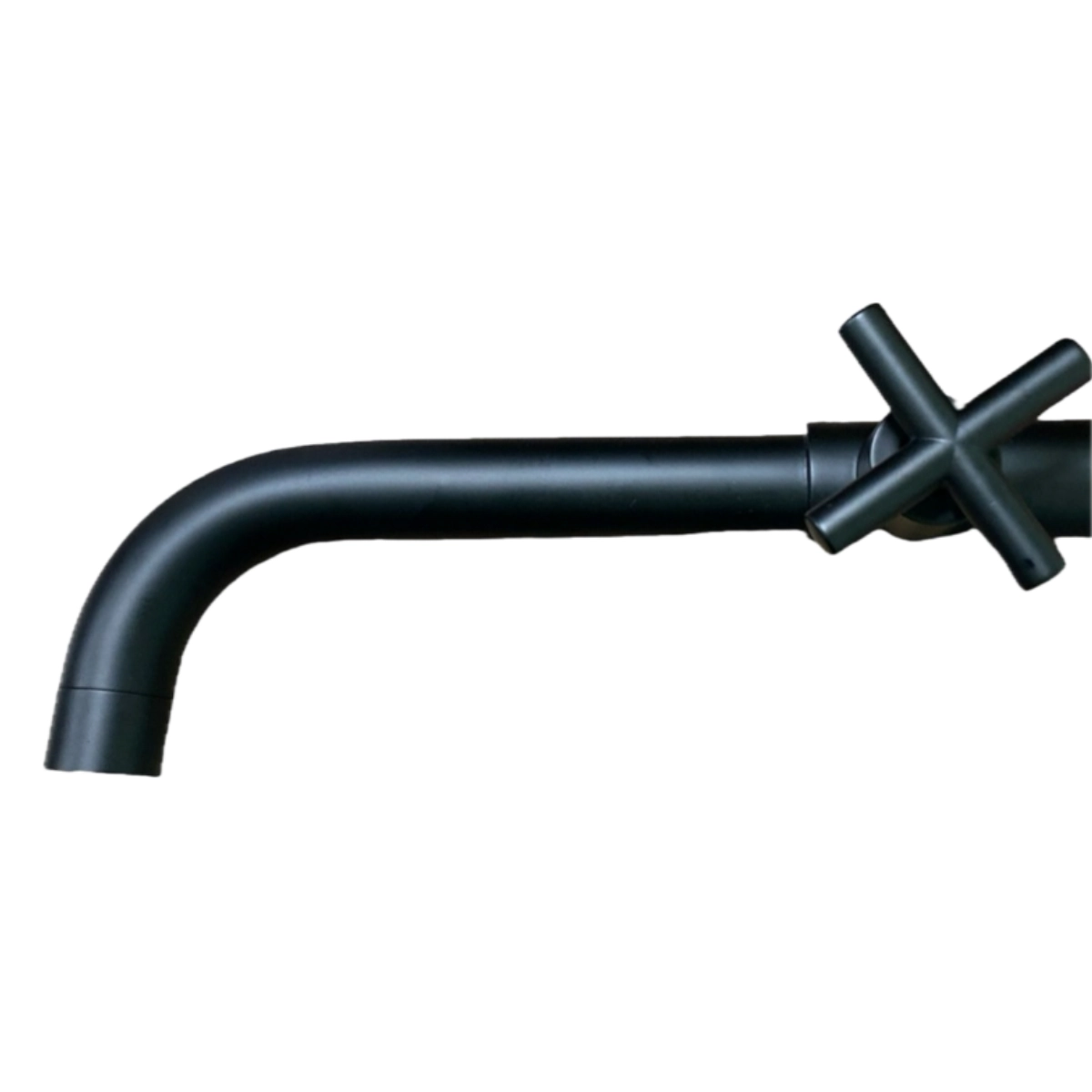 Torneira Lavatório Parede Preto Fosco Black Luxo 1/4v