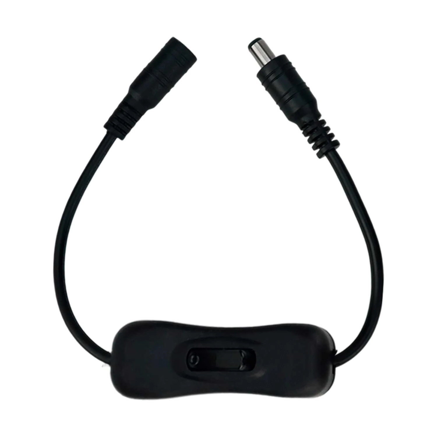 Cabo Extensão De Fonte P4 Extensor Fita Led Com Interruptor