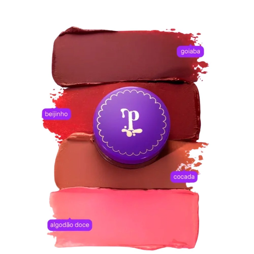 Pudim Beauty Bolush Blush Cremoso Multifuncional Goiabada 12g