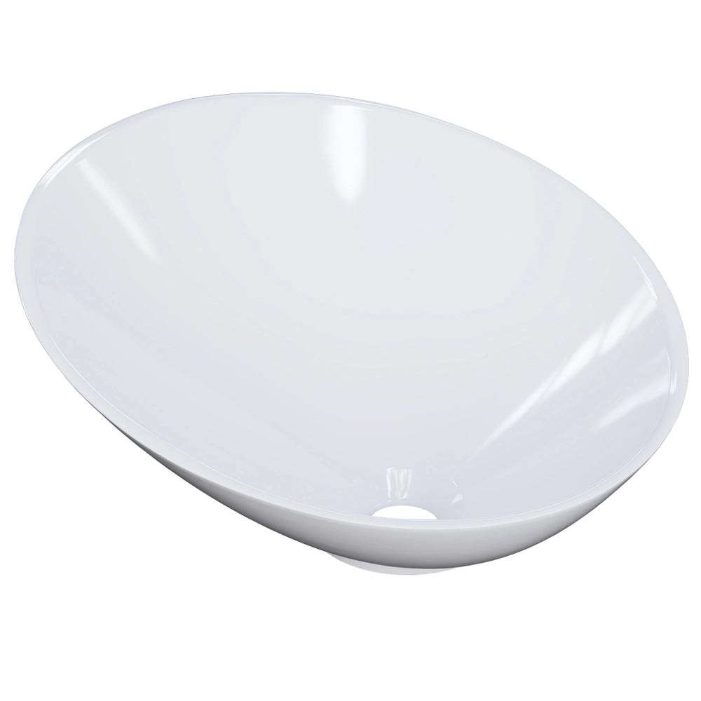 Cuba De Apoio Meia Lua Para Banheiro Lavabo C01 Bm38w Branco - Lyam