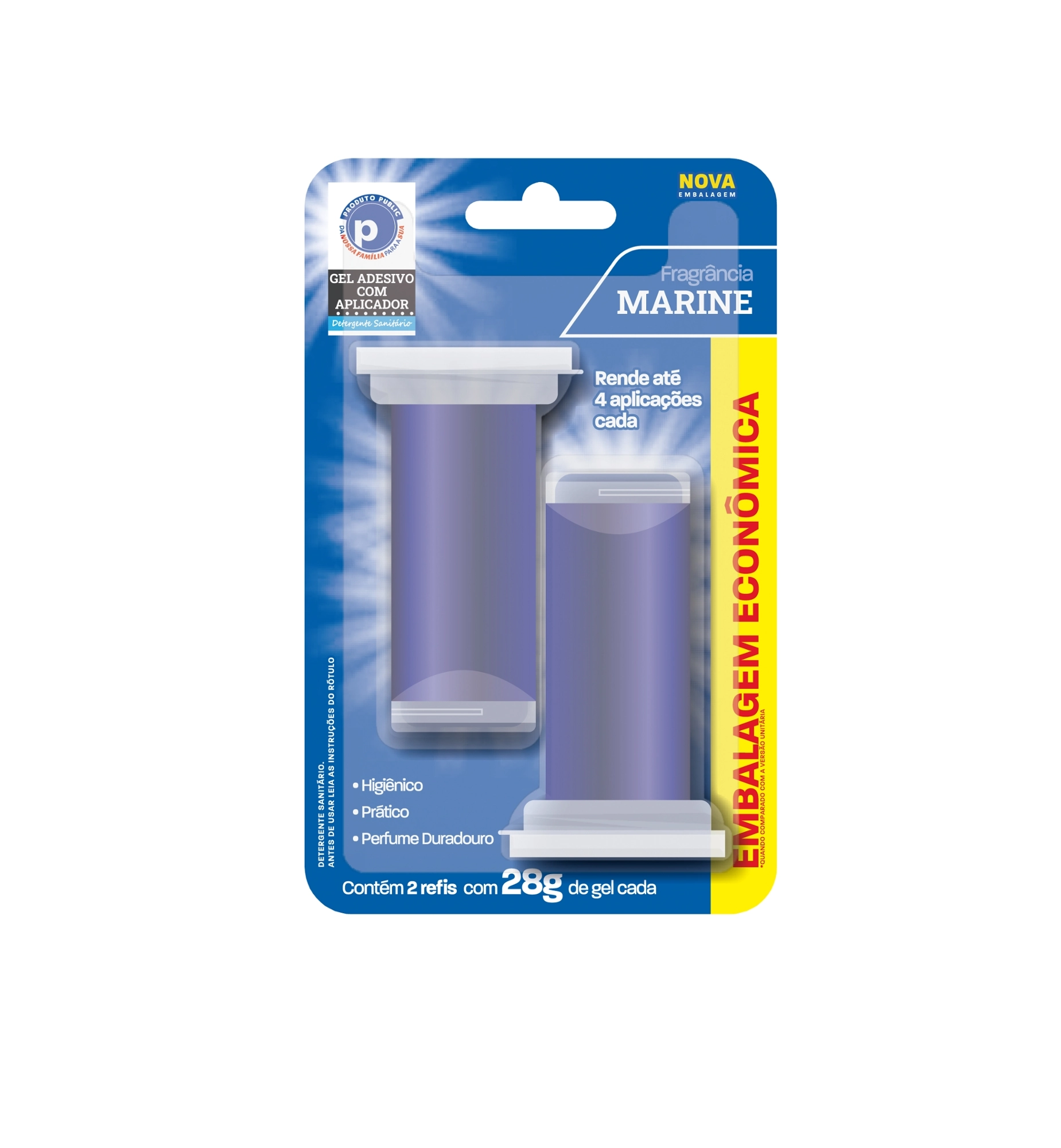 Gel Adesivo Refil Public 28gmarine C/ 2 Und