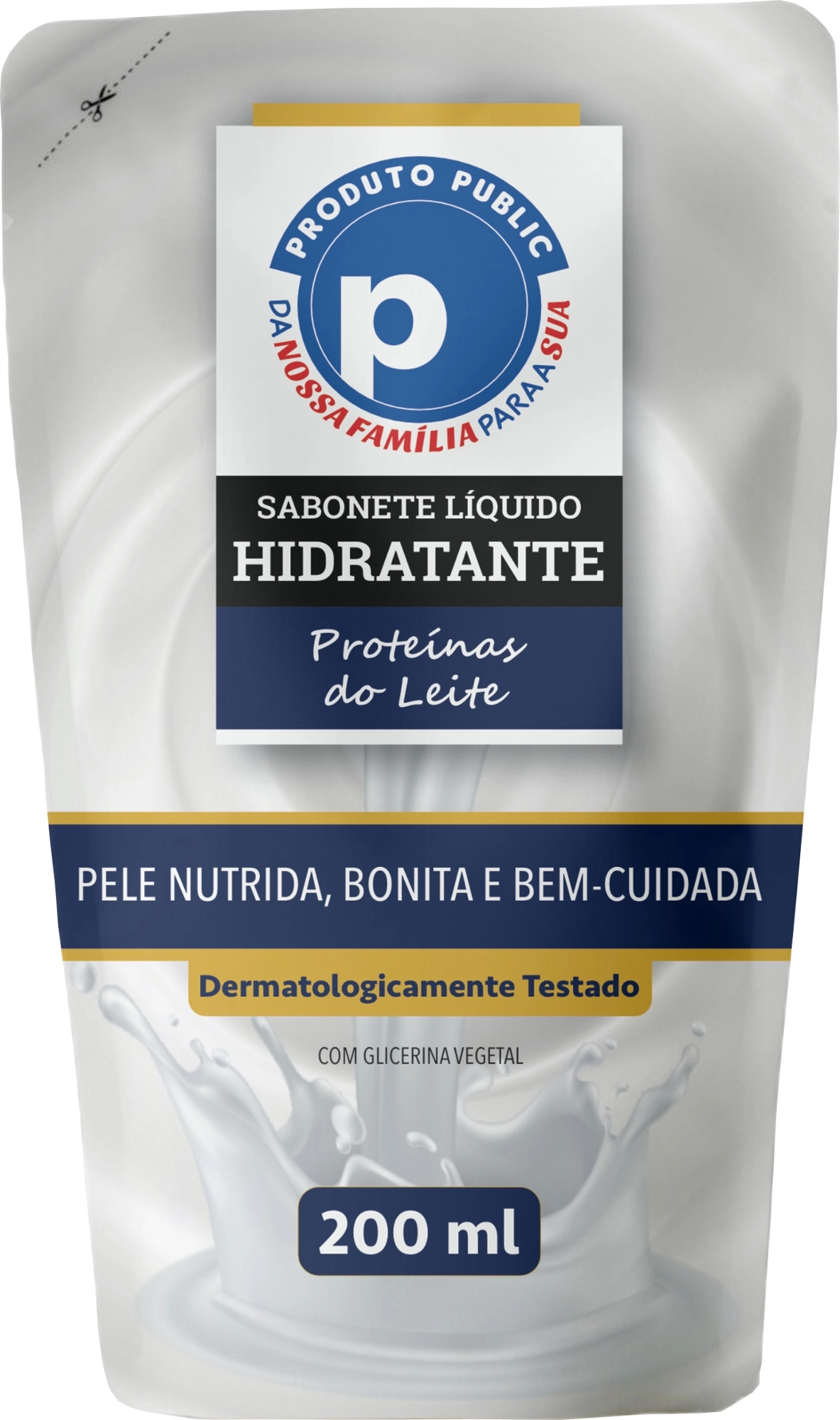 Sab Liq Hid Public 200ml Proteinas Leite Refil