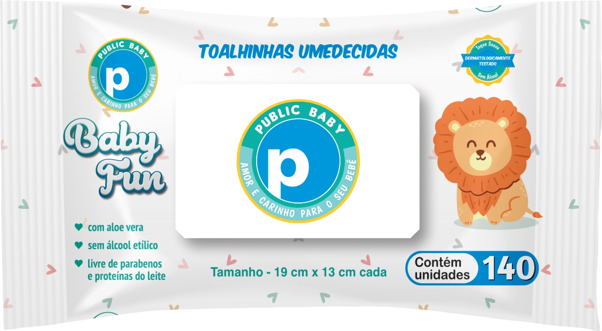 Toalha Umed Public Baby Fun C/140