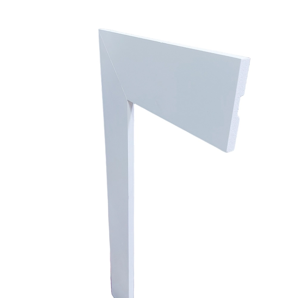 Guarnição / Moldura De Poliestireno 7cm De Altura Branco Liso POR METRO - Também Rodapé - Formix 3D