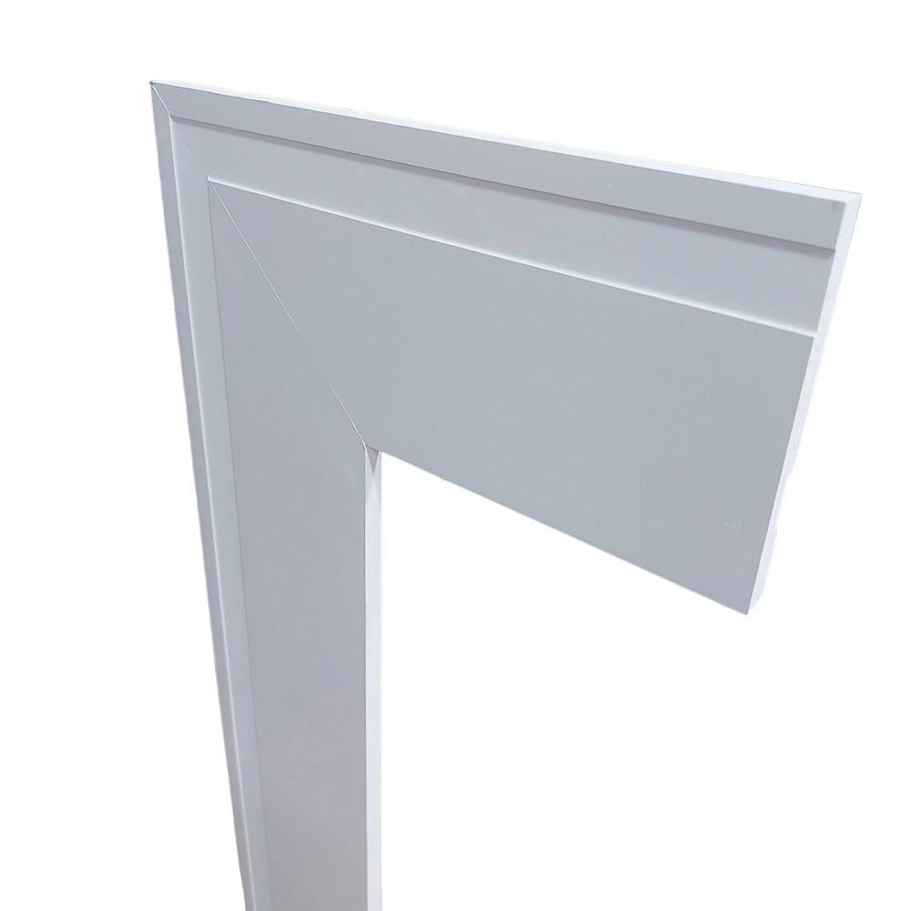 Guarnição / Moldura De Poliestireno 10cm De Altura Branco Frisado POR METRO - Também Rodapé - Formix 3D