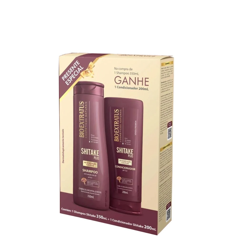 Kit Bioextratus Sh 350ml Shitake Grts Cond 200ml