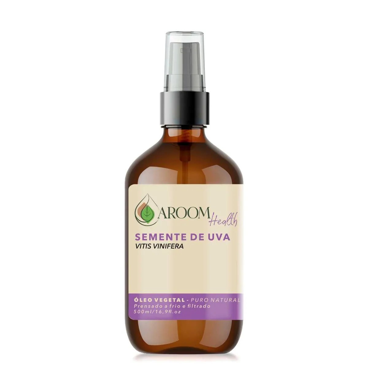 Óleo vegetal de semente Uva 100% puro natural - 500 ml