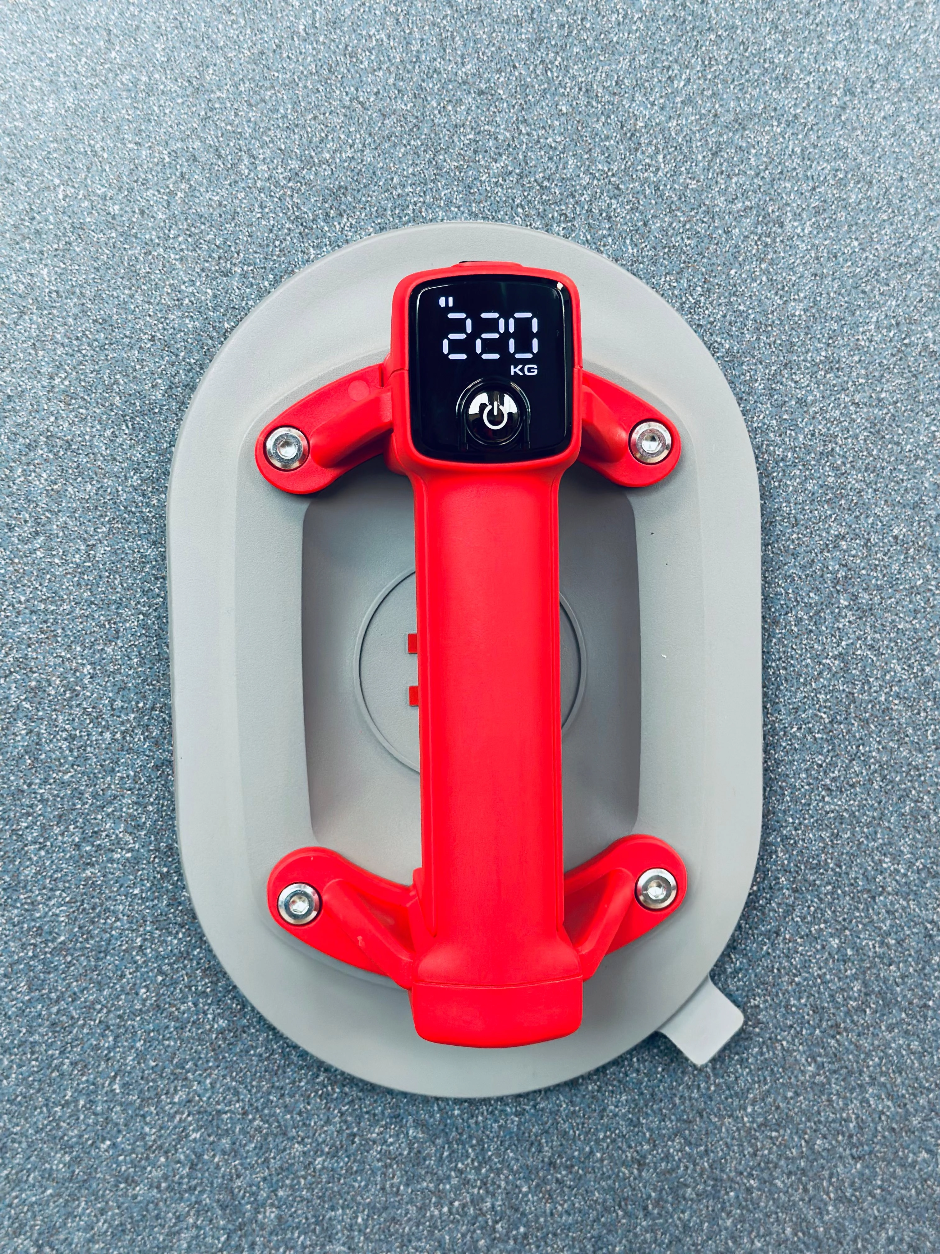 Ventosa Oval Com Bomba À Vácuo Automática Digital 220 Kg