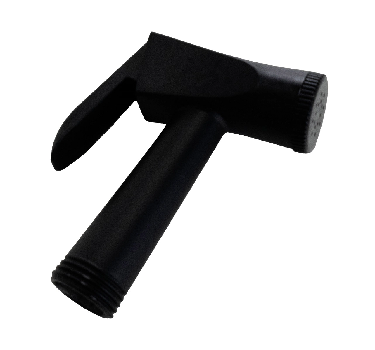 Gatilho Em Metal Preto Fosco Com Trava Para Chuveirinho Higiênico E Manual