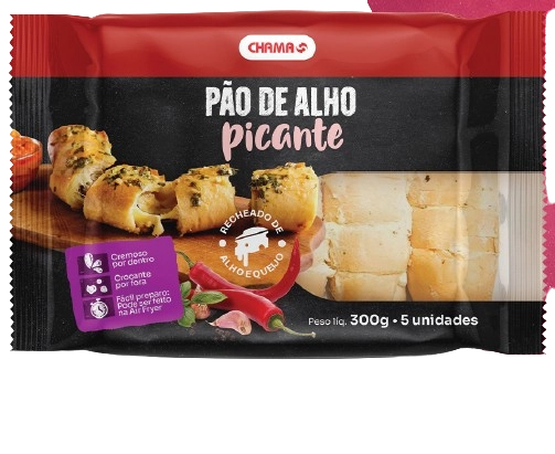 Pao Alho Chama Picante 300g