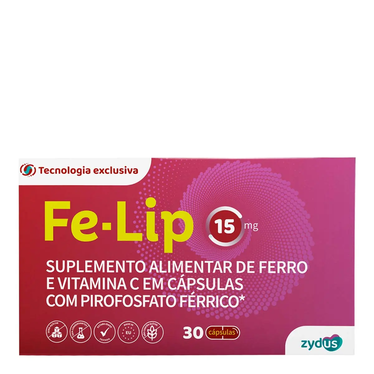 Fe Lip 15mg Cx 30 Cap