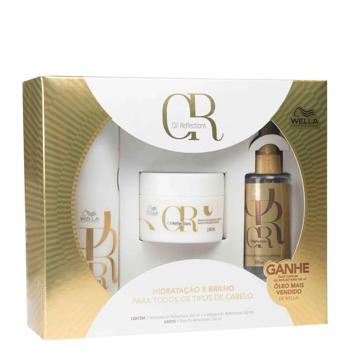 Kit Wella Professionals Oil Reflections Ganhe Óleo Capilar 100ml
