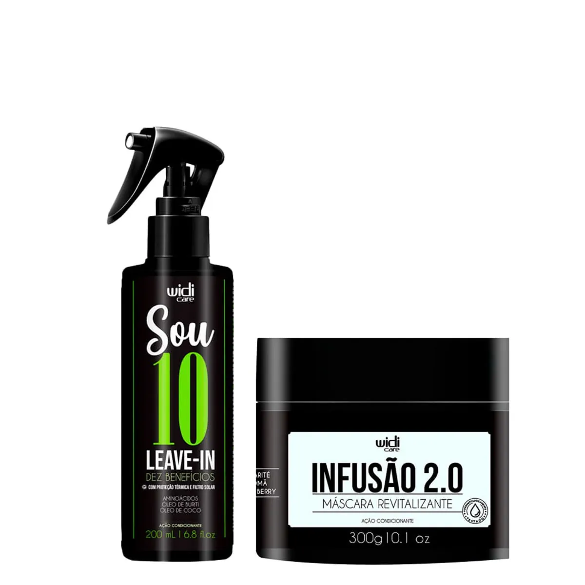 Kit Widi Care Infusão 2.0 Máscara 300g + Leave-In Sou 10 200ml