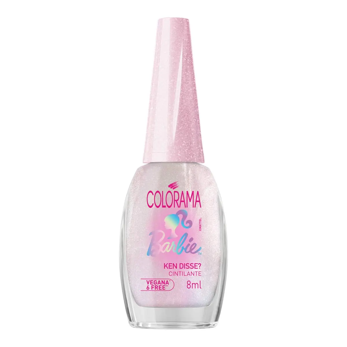 Esmalte Cintilante 8ml Barbie Ken Disse Colorama