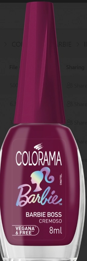 Esmalte Colorama Barbie Boss Und