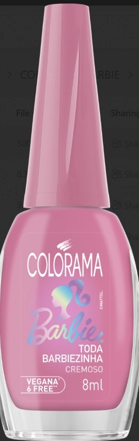 Esmalte Colorama Barbie Toda Barbezinha Und