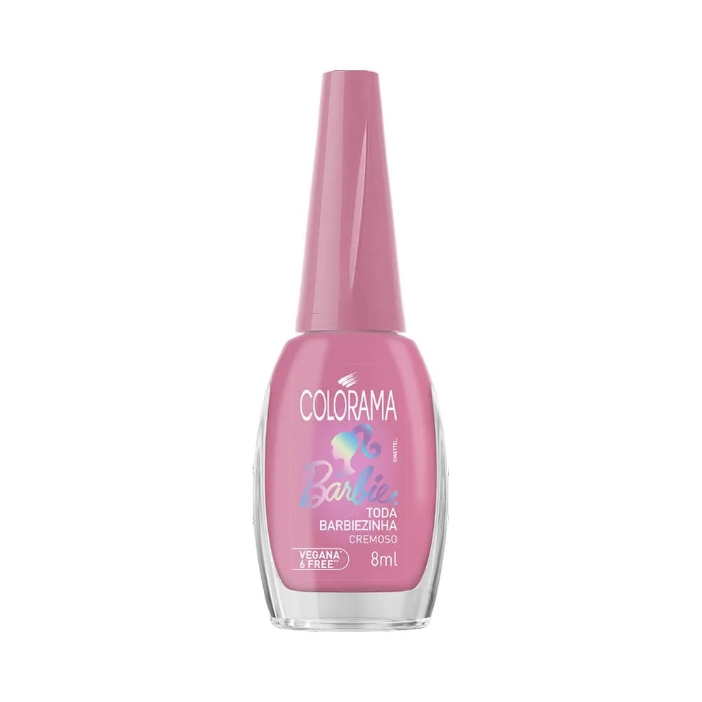 Esmalte Cremoso 8ml Barbie Toda Barbiezinha Colorama
