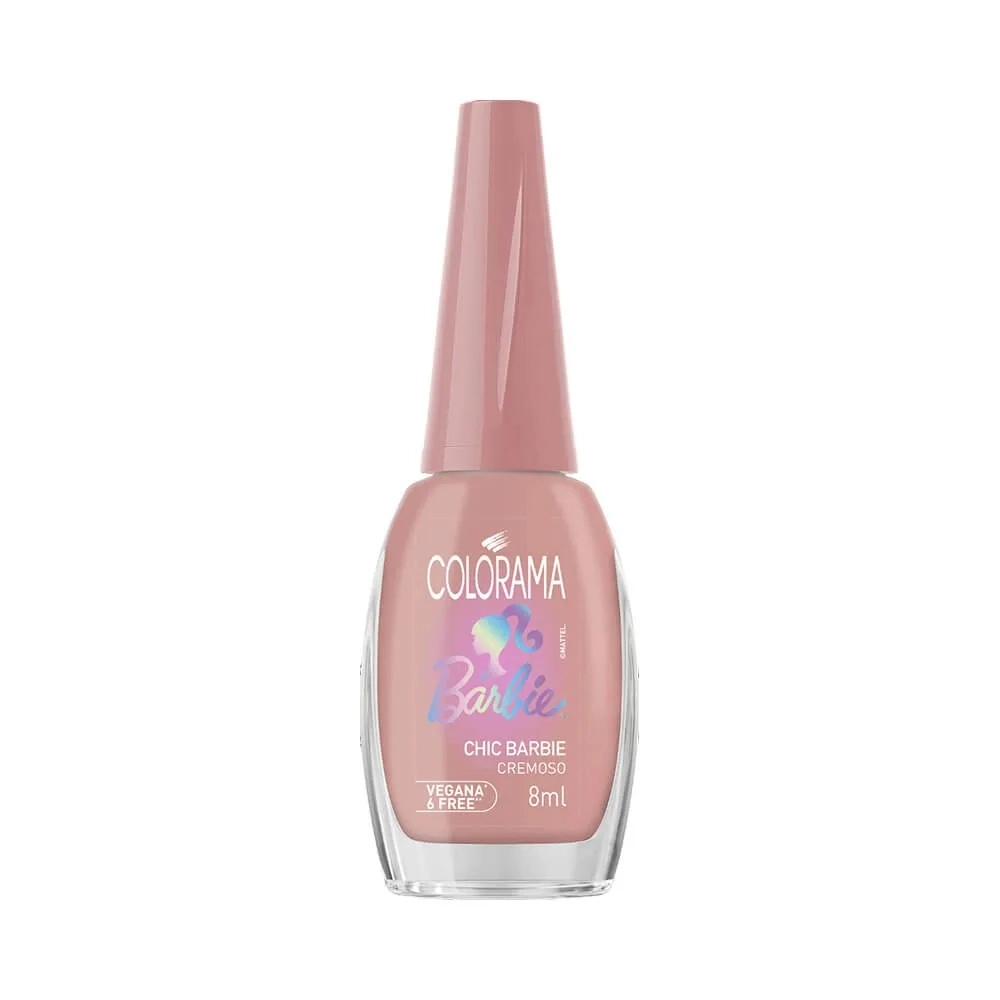 Esmalte Cremoso 8ml Barbie Chic Barbie Colorama