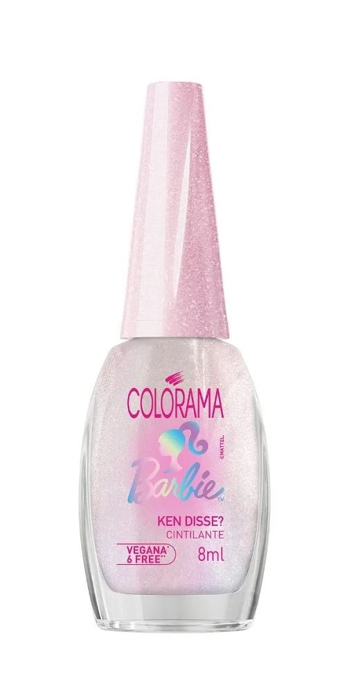 Esmalte Cintilante 8ml Barbie Ken Disse Colorama