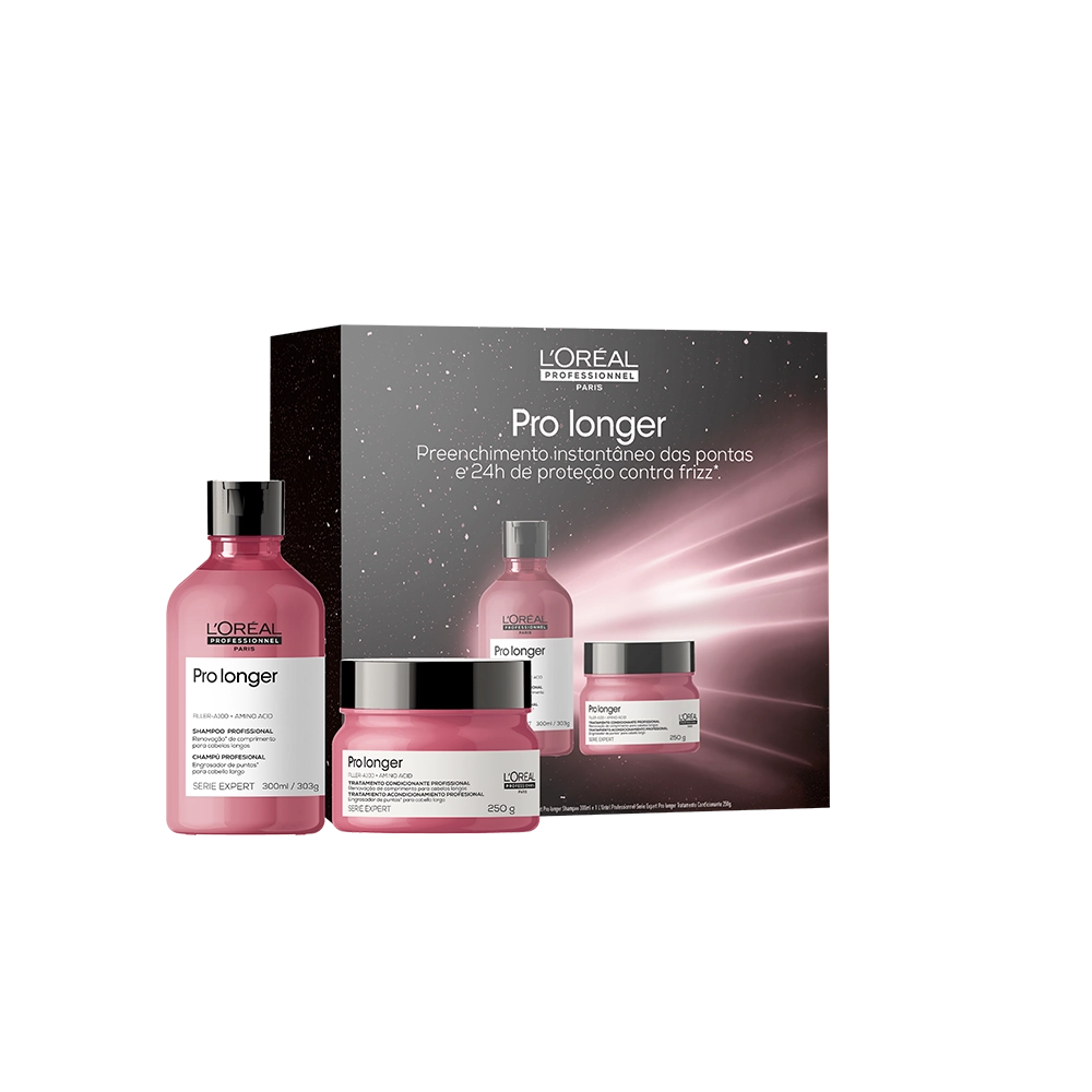 Kit Pro Longer Shampoo 300ml Masc 250ml Loreal Profissional