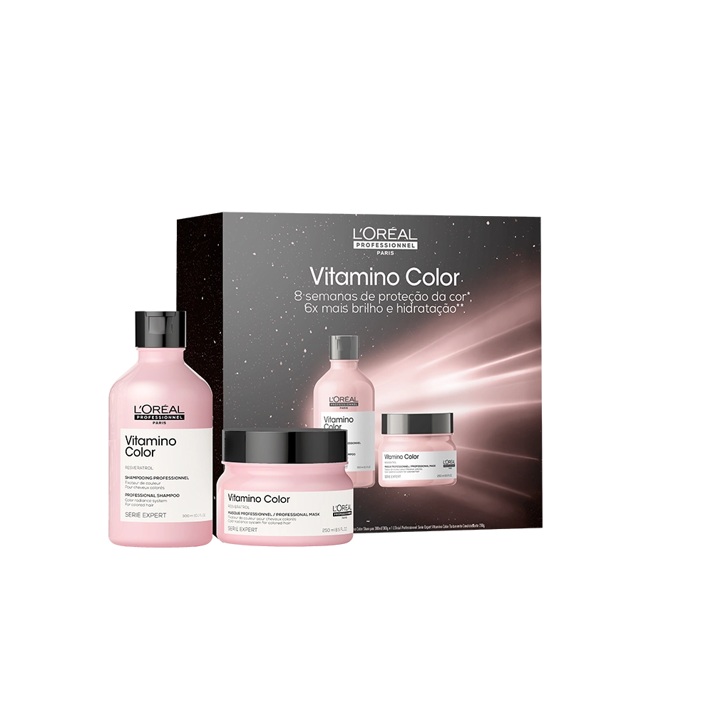 Kit Vitamino Color Shampoo 300ml Masc 250ml Loreal Profissional