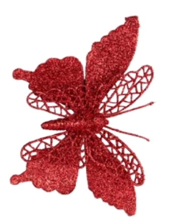 Borboleta C/2 12x18cm Dourada Ref.31529