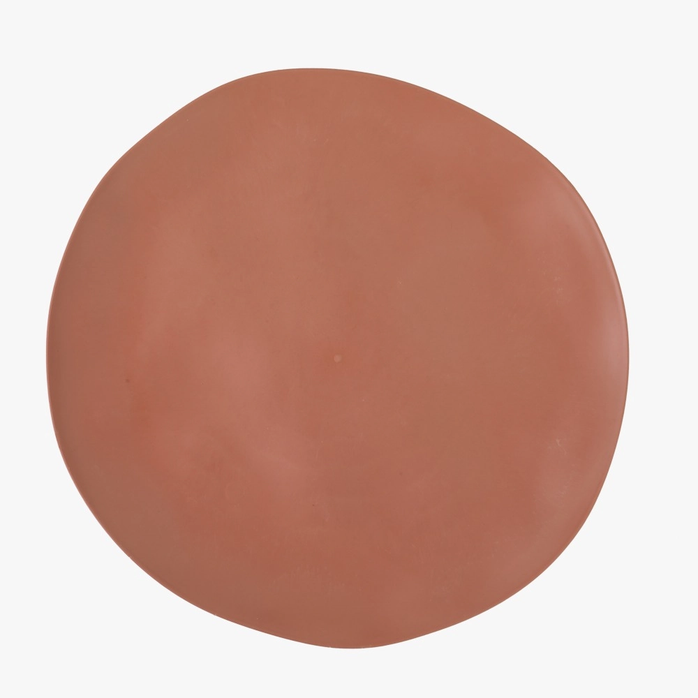 Prato Sobremesa Fibra Bambu Nude 20cm 31729 Yangzi