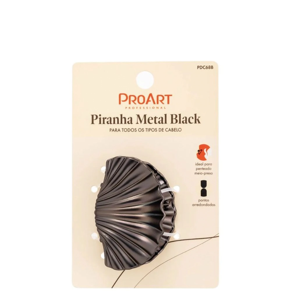 Proart Piranha Metal Preta Concha