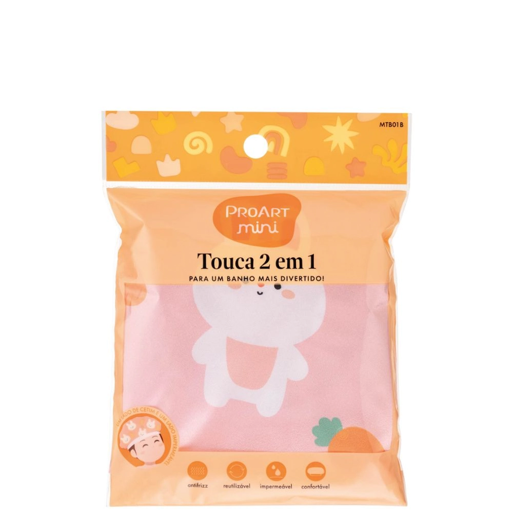 Proart Mini Touca De Banho 2 Em 1 Coelho