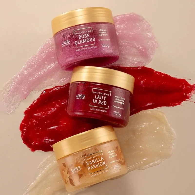 Esfoliante Corporal Kiss 300g Lady In Red