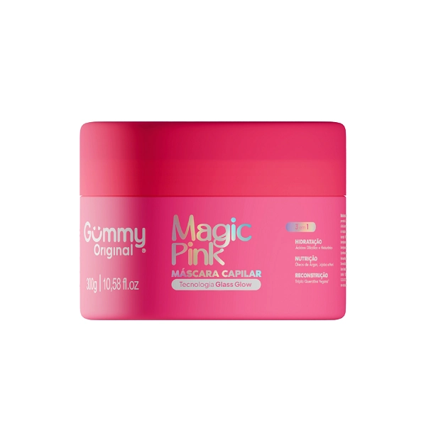 Mascara Capilar Gummy 300gr Magic Pink