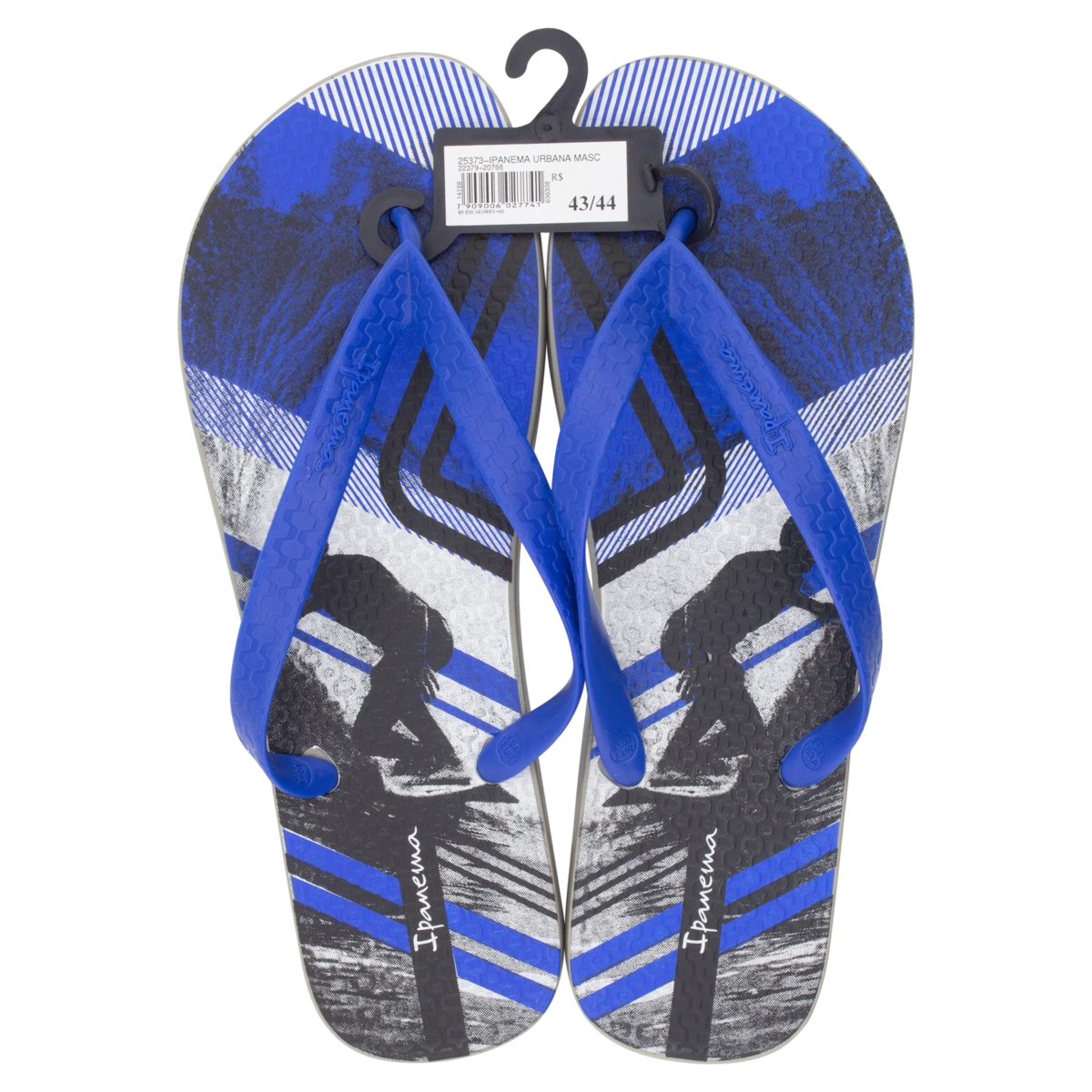 Sandália Cinza E Azul Urbana Ipanema N 43/44