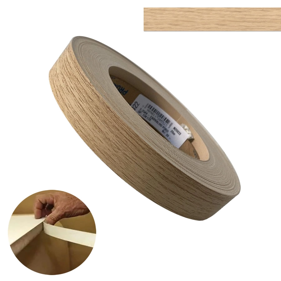 Fita De Borda Pvc Carvalho 35mm X 20m Proadec