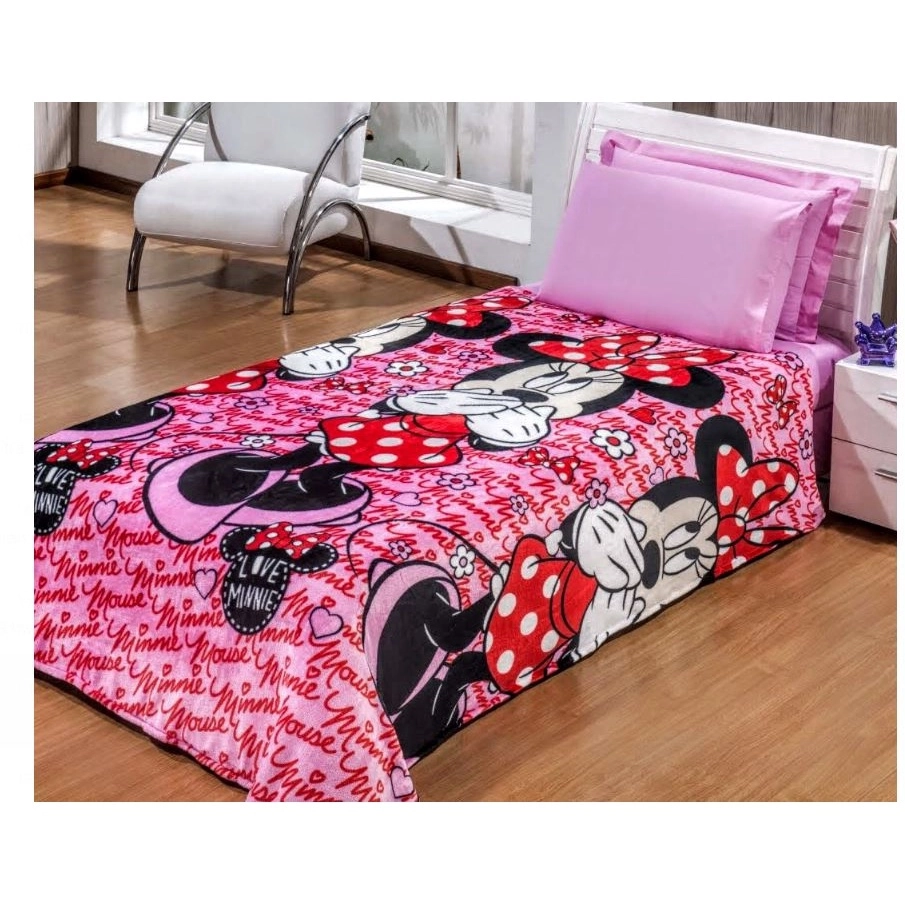 Manta Flannel Inf.disney Minnie 1,50 X 2,20