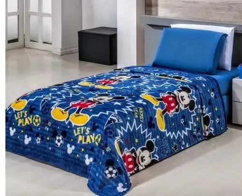 Manta Flannel Inf.disney Mickey 1,50 X 2,20