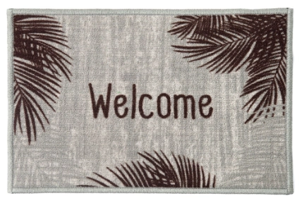 Tapete Capacho 40x60cm Cleankasa Palm Trees Kapazi