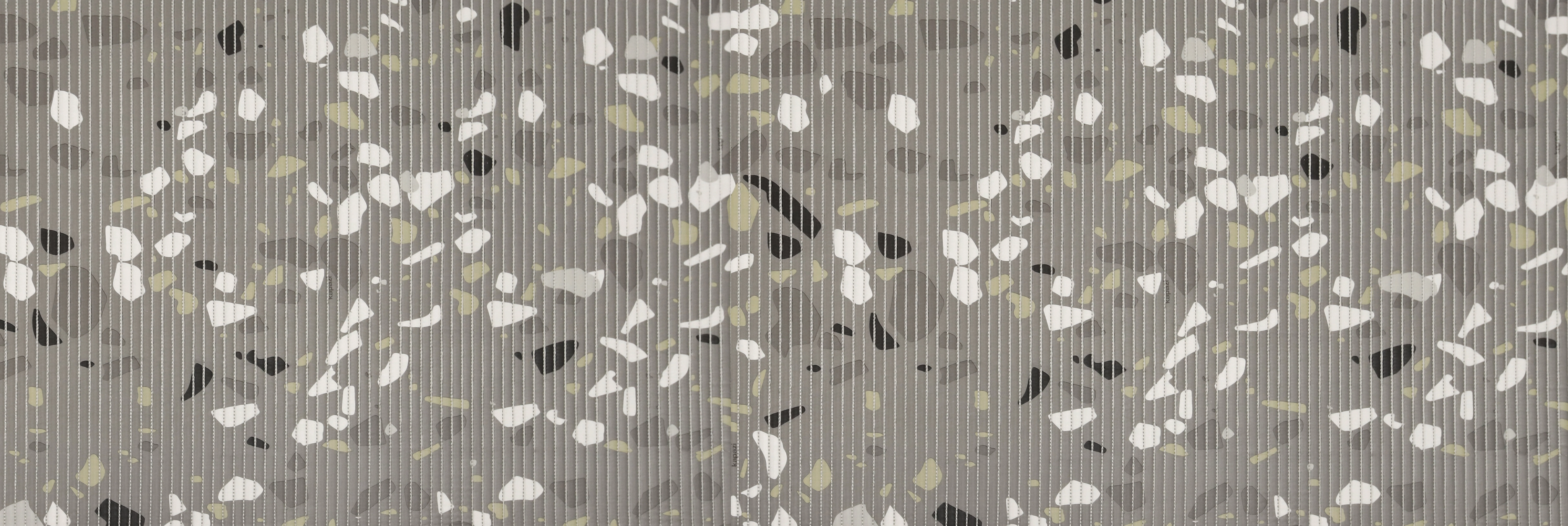 Tapete Tropical Terrazzo Cinza 43x130cm 0206ter01 Kapazi