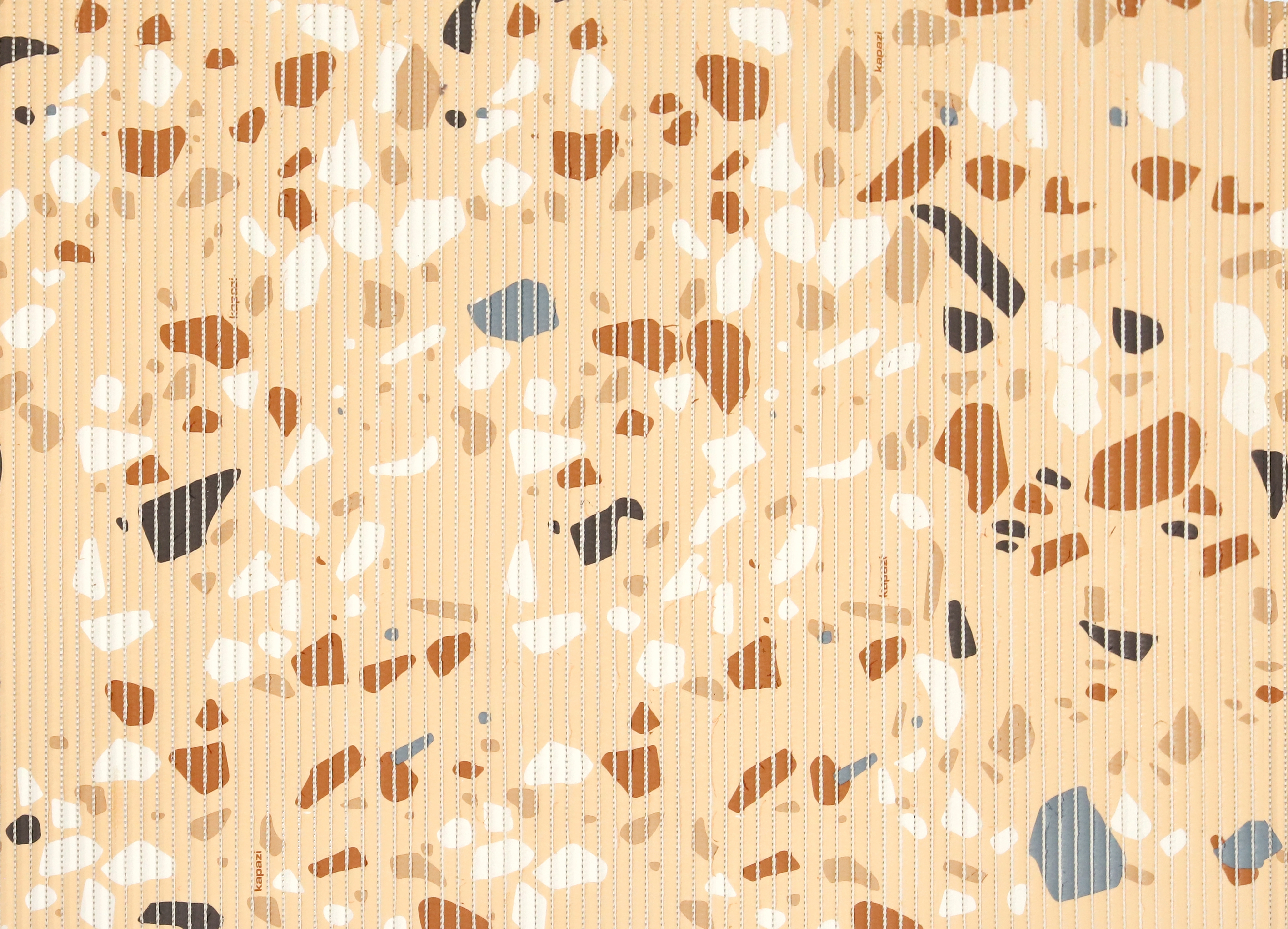 Tapete Tropical Terrazzo Color Bege 0,43X0,65M - Kapazi
