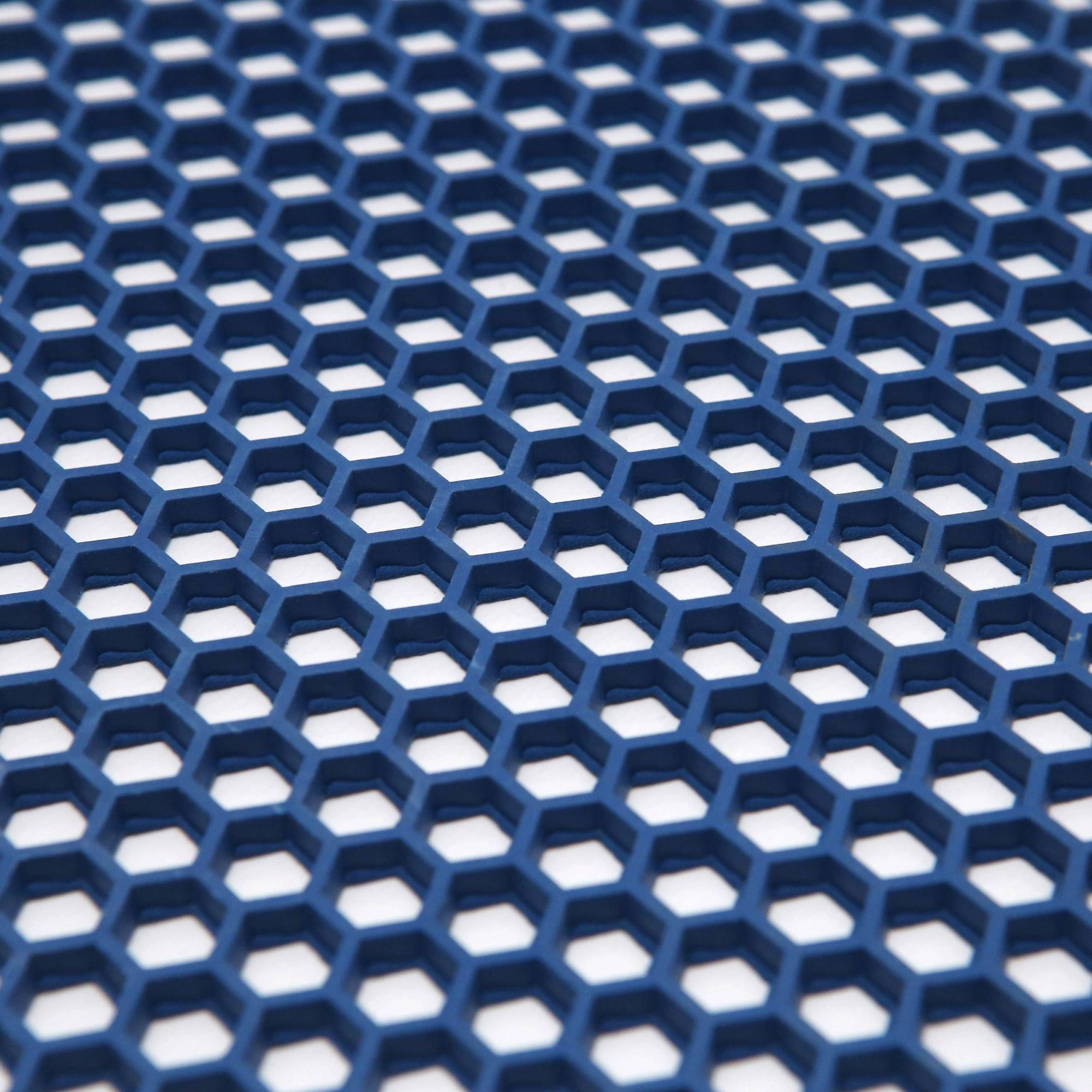 Piso Antiderrapante H-kap Rolo 1,2m X 15m Azul Kapazi