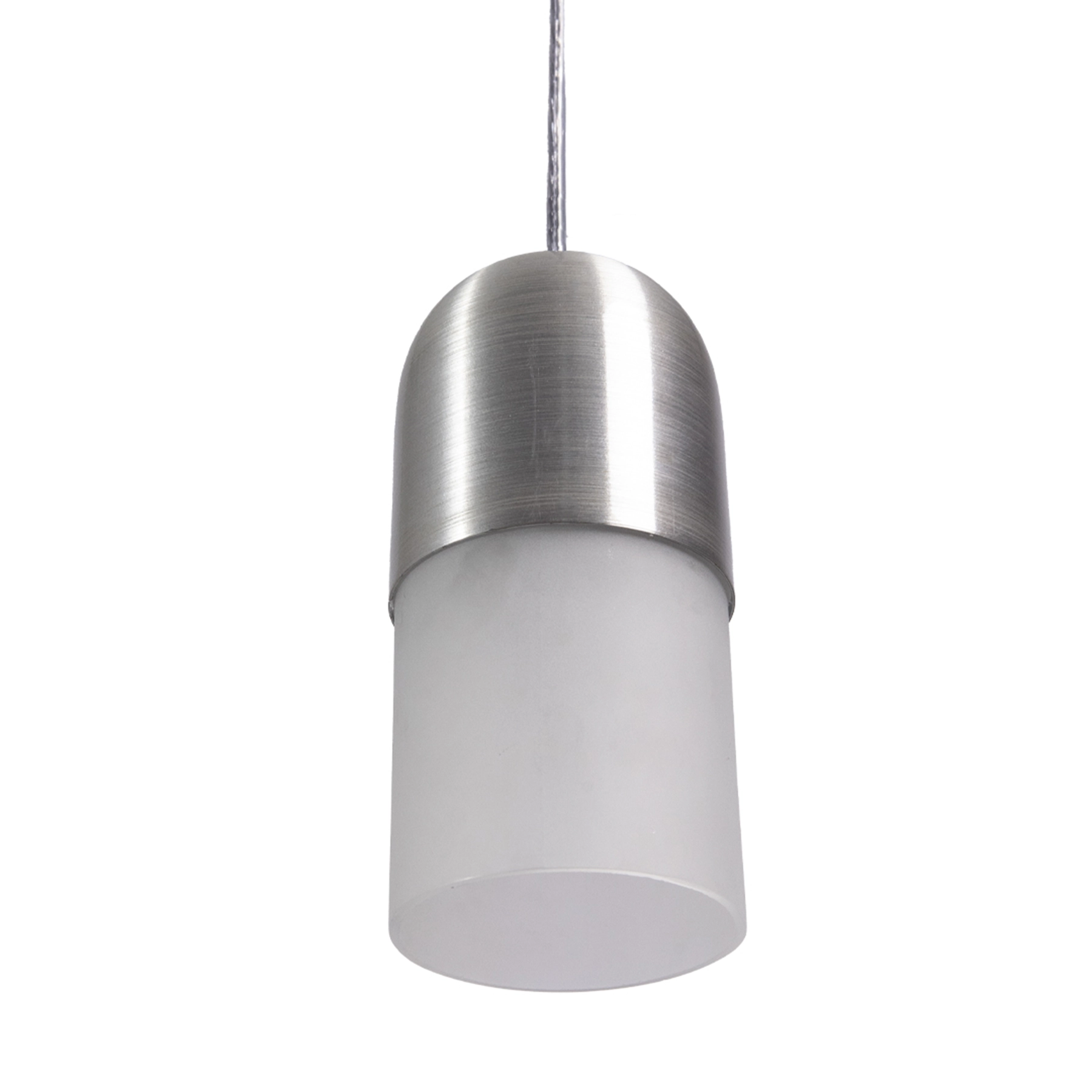 Pendente 1 Lâmpada Metal Cinza