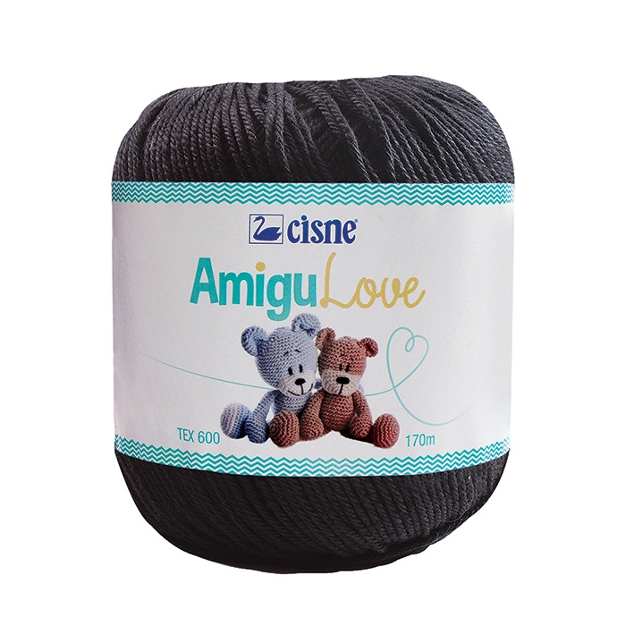 Croche Cisne Amigulove Pt 006 170m Preto