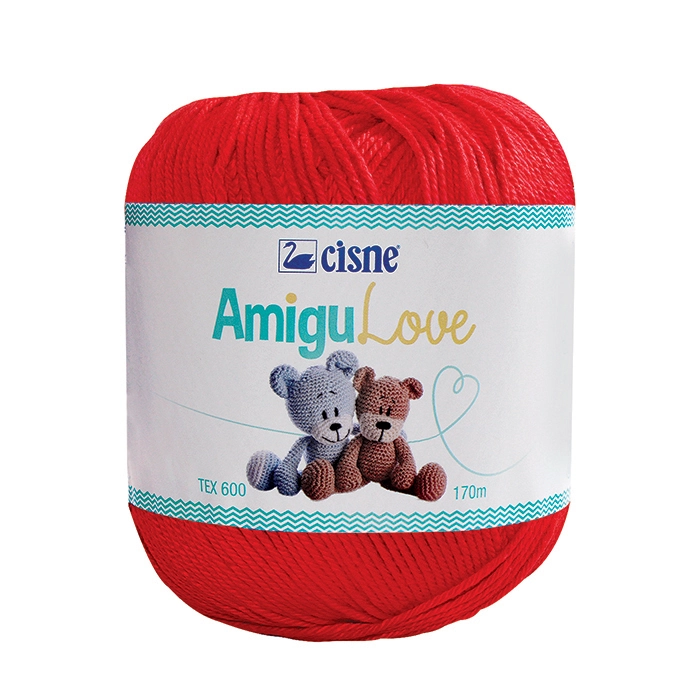 Croche Cisne Amigulove Pt 006 170m Vermelho