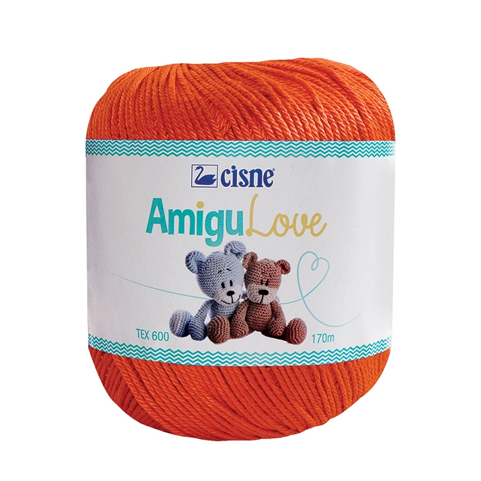 Croche Cisne Amigulove 170m Laranja
