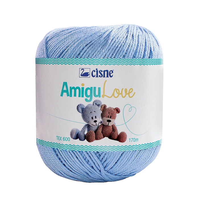 Croche Cisne Amigulove Pt 006 170m Azul Claro