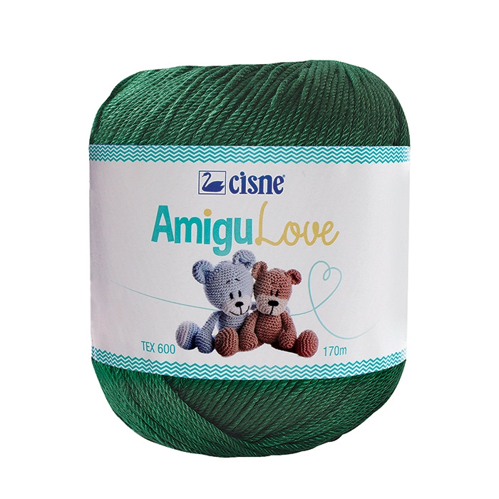 Croche Cisne Amigulove 170m Verde Escuro