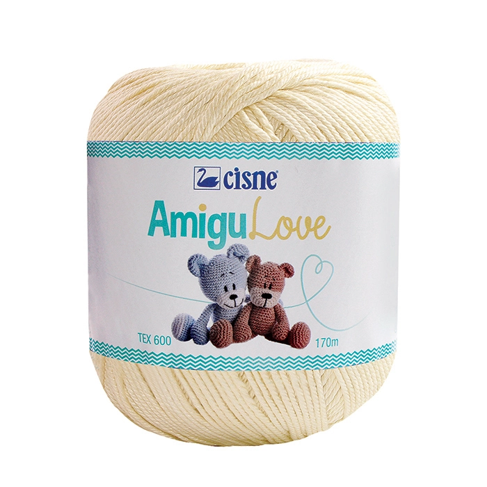 Croche Cisne Amigulove 170m Marfim