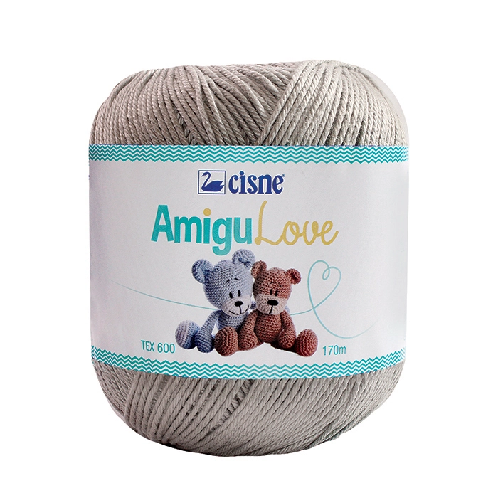 Croche Cisne Amigulove 170m Cinza Claro