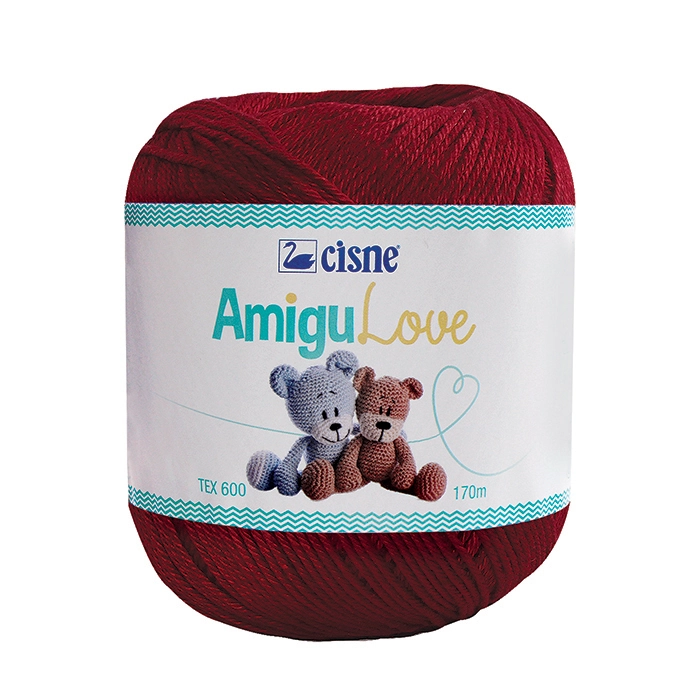 Croche Cisne Amigulove 170m Vinho Cod01005