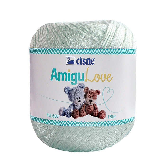 Croche Cisne Amigulove Pt 006 170m Verde Agua Claro
